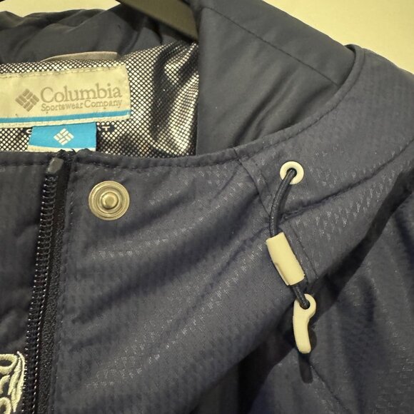 COLUMBIA 550 Navy Heavy Duty Winter Jacket - Size 2X - Picture 8 of 10